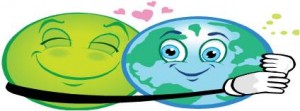Smile hugging Earth